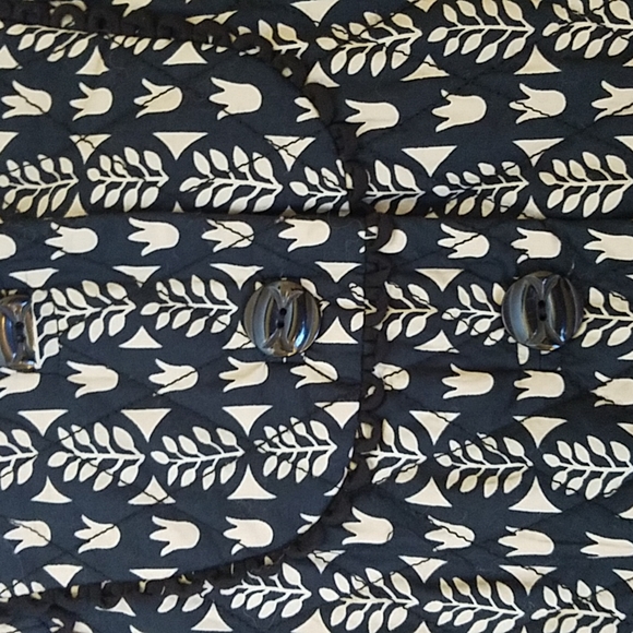 Anthropologie Elevenses Quilted Folk Art Jacket with Corded Loop Trim Detail 4 - Picture 4 of 11